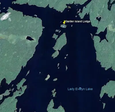 Lady Evelyn Lake Navionics online map